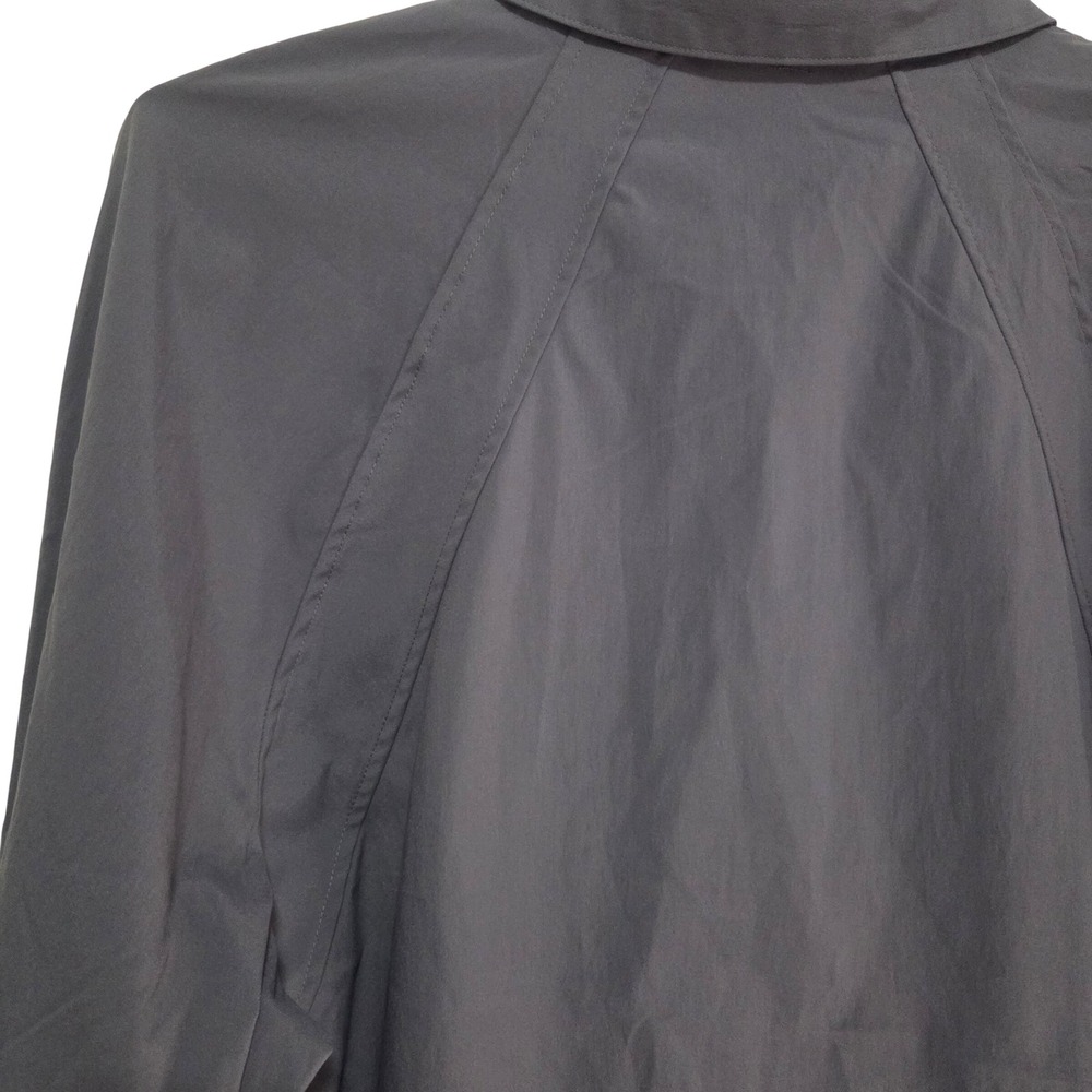 Athleta Womens Gray Long Sleeve Button Down Shirt S/659328-00 Size Large - Picture 8 of 9